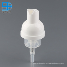 Cosmetic white color foaming dispenser pump customized size foam pump sprayer